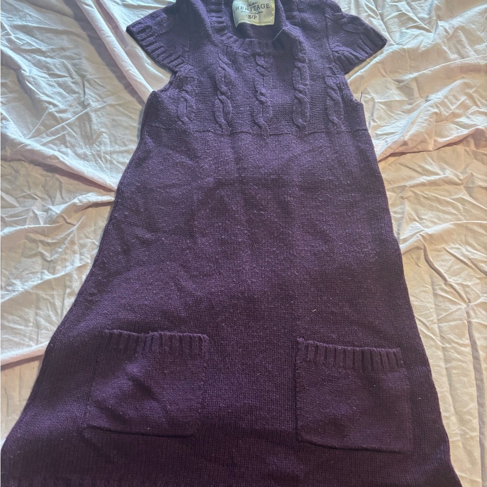 Urban Heritage Purple Midi Dress